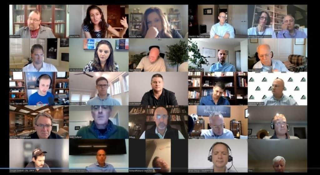 Virtual meetup on Zoom with Sara Grillo and other flat-fee financial advisors